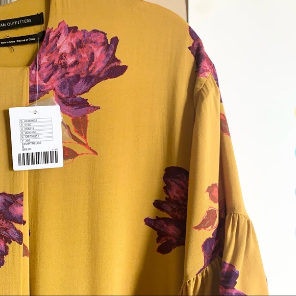 SOLD Urban Outfitters | NWT Ruffle tie dress - Picture 6 of 10